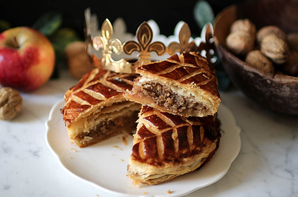 Galette des rois aux noix et aux pommes: la recette facile